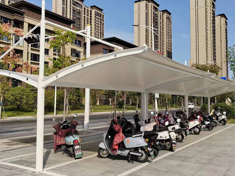 膜结构车棚广泛应用好处